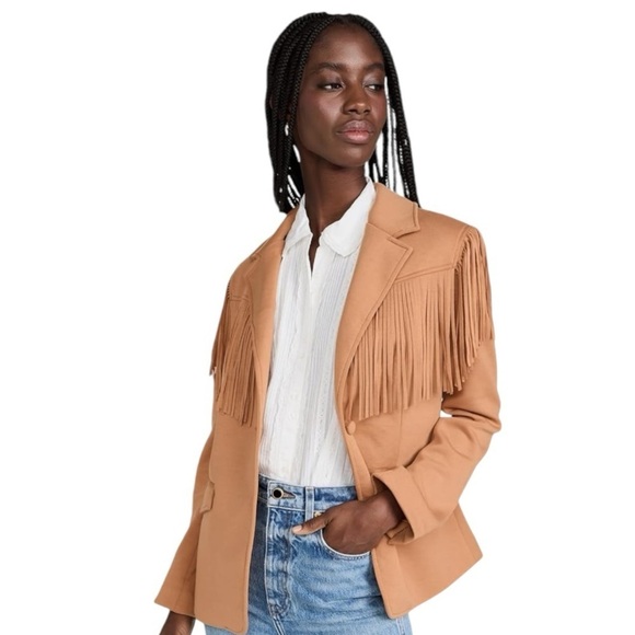 Blank NYC Fringe Jacket Coat Blazer Western - Picture 1 of 9